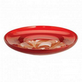 Evolution By Waterford Red & Gold Platter (20")